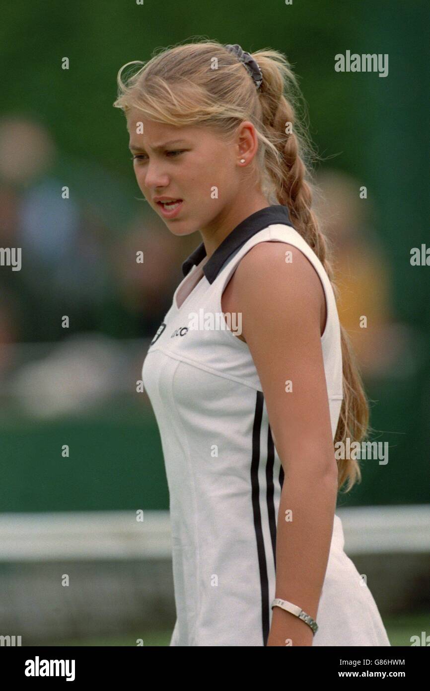 Wimbledon Championships. Anna Kournikova Stock Photo