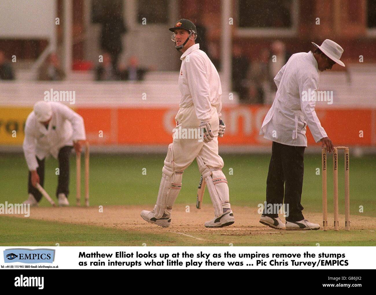 Cricket2nd Test MatchLords Stock Photo Alamy