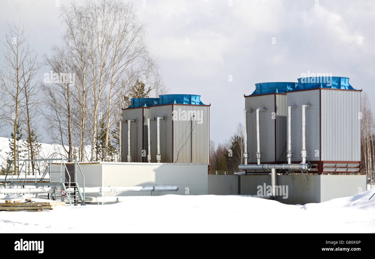 industrial water cooling system Stock Photo Alamy