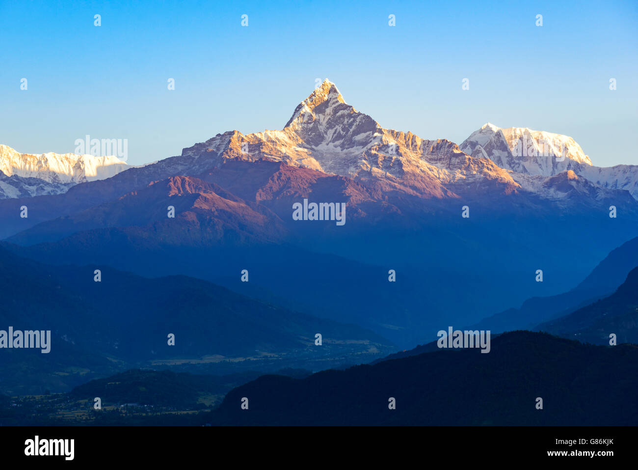 Ama Dablam mountain, Himalayas, Nepal Stock Photo