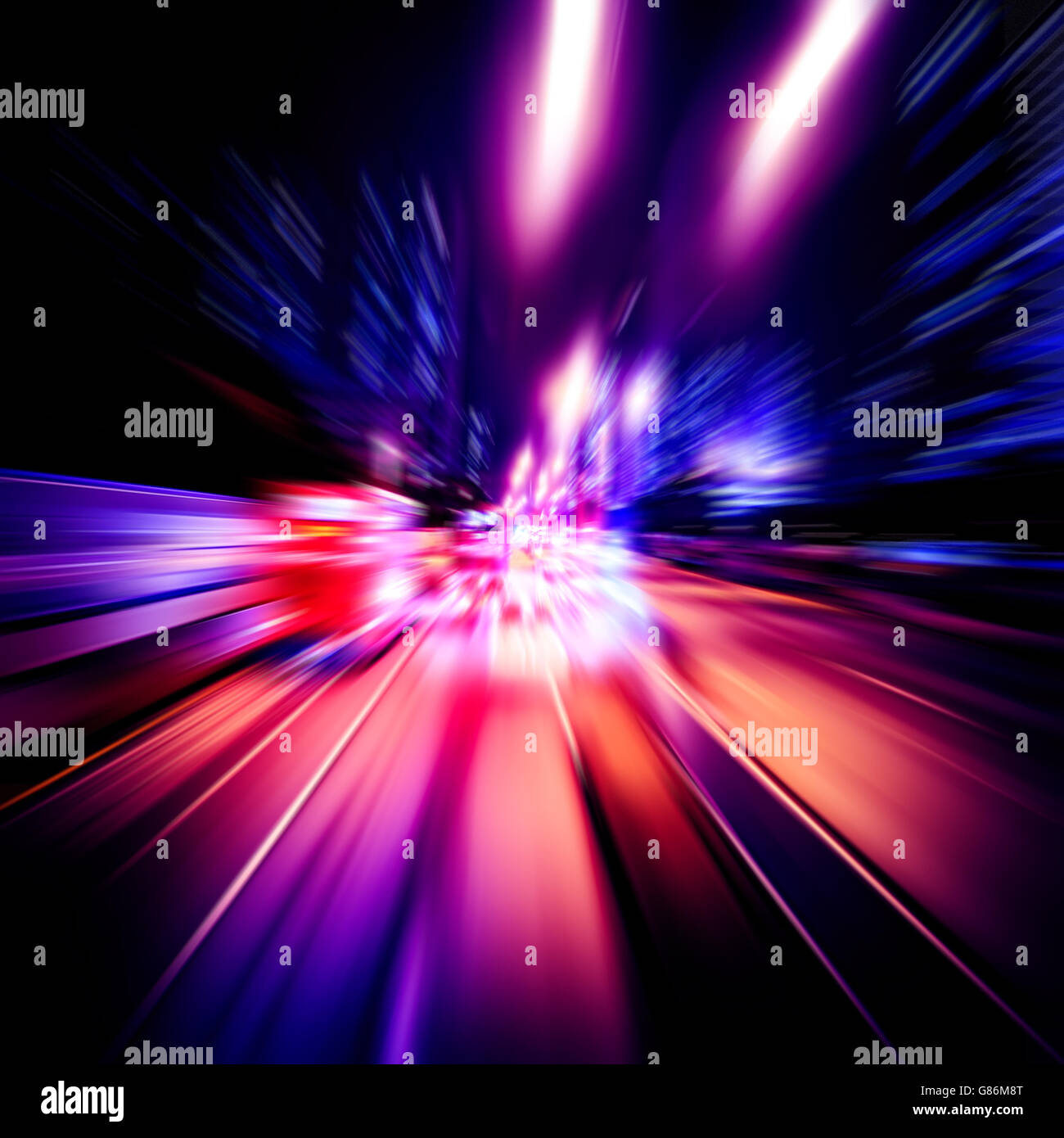 Abstract blue white light burst hi-res stock photography and images - Alamy