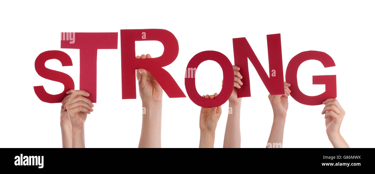 Strong letters hi-res stock photography and images - Alamy
