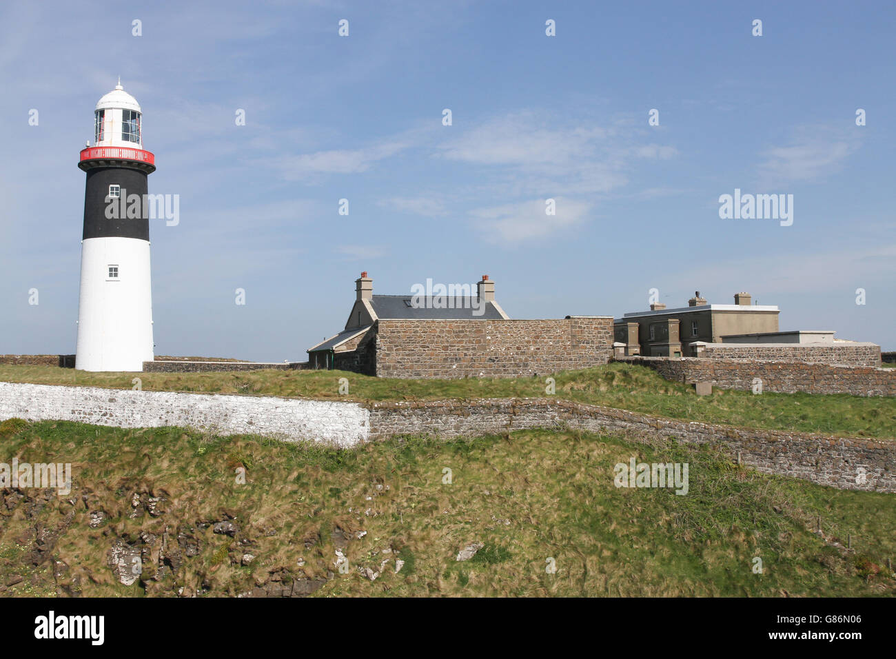 The East Lighthouse on Rathlin Island, County Antrim, Northern Ireland. Stock Photo