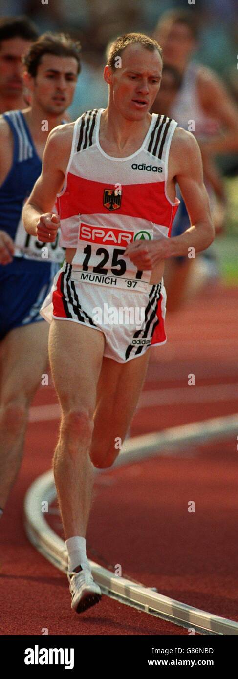 SPAR Europa Cup Athletics. Dieter Baumann, German, 3000m Men Stock Photo