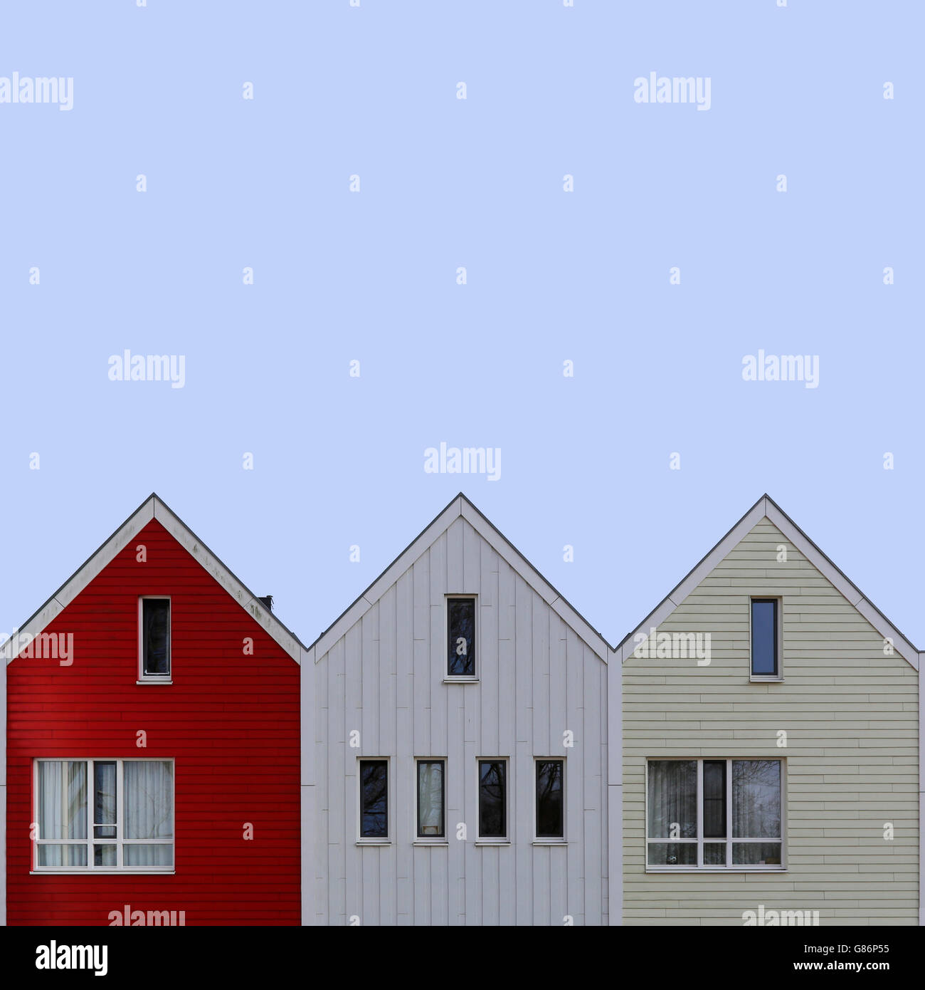 Three houses hires stock photography and images Alamy