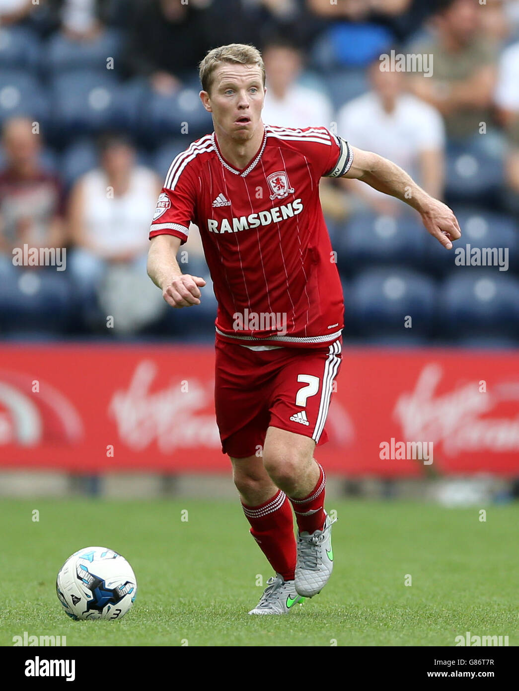 Soccer - Sky Bet Championship - Preston North End v Middlesbrough - Deepdale Stock Photo