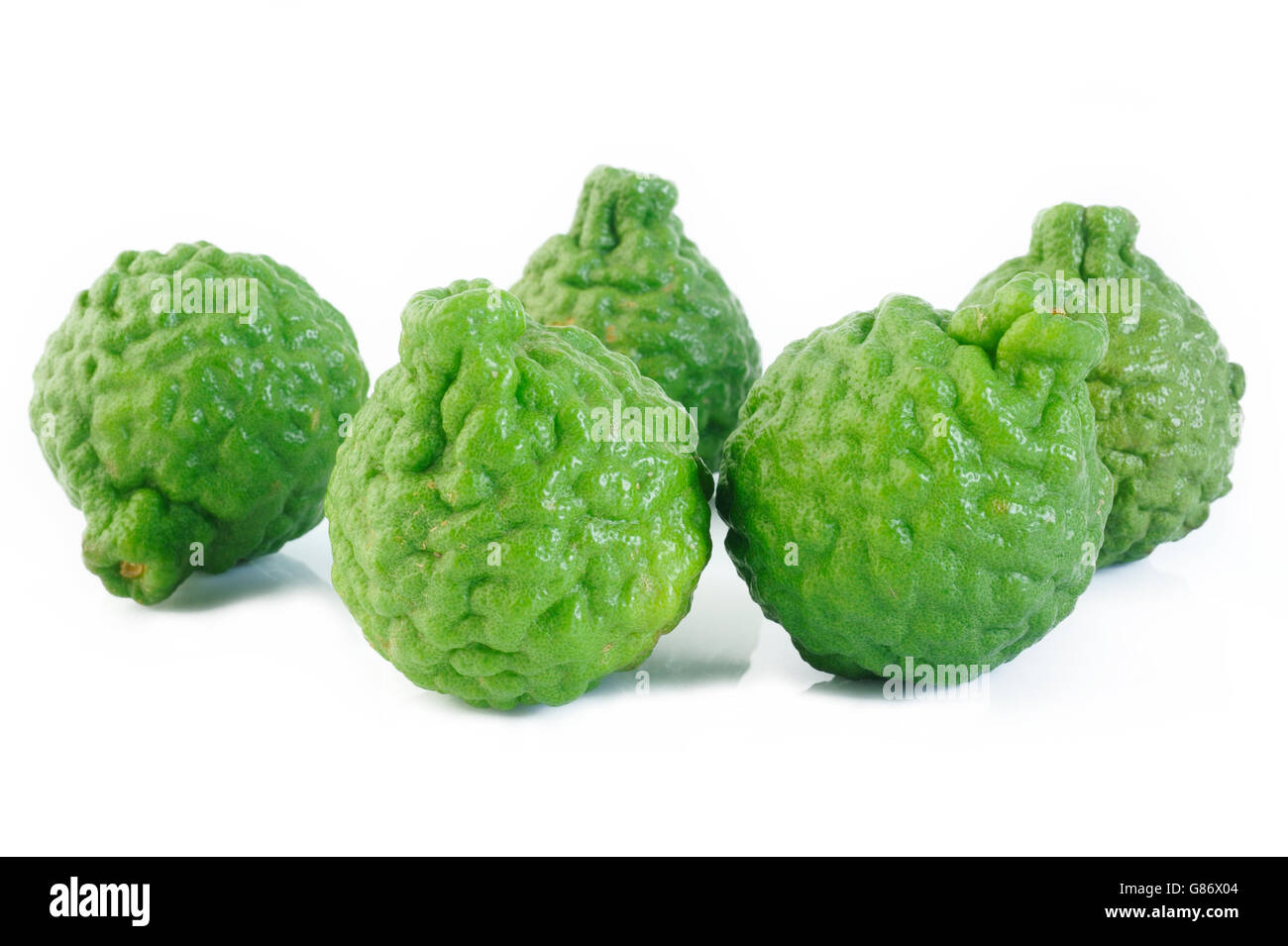 bergamot fruit isolated on white background Stock Photo - Alamy