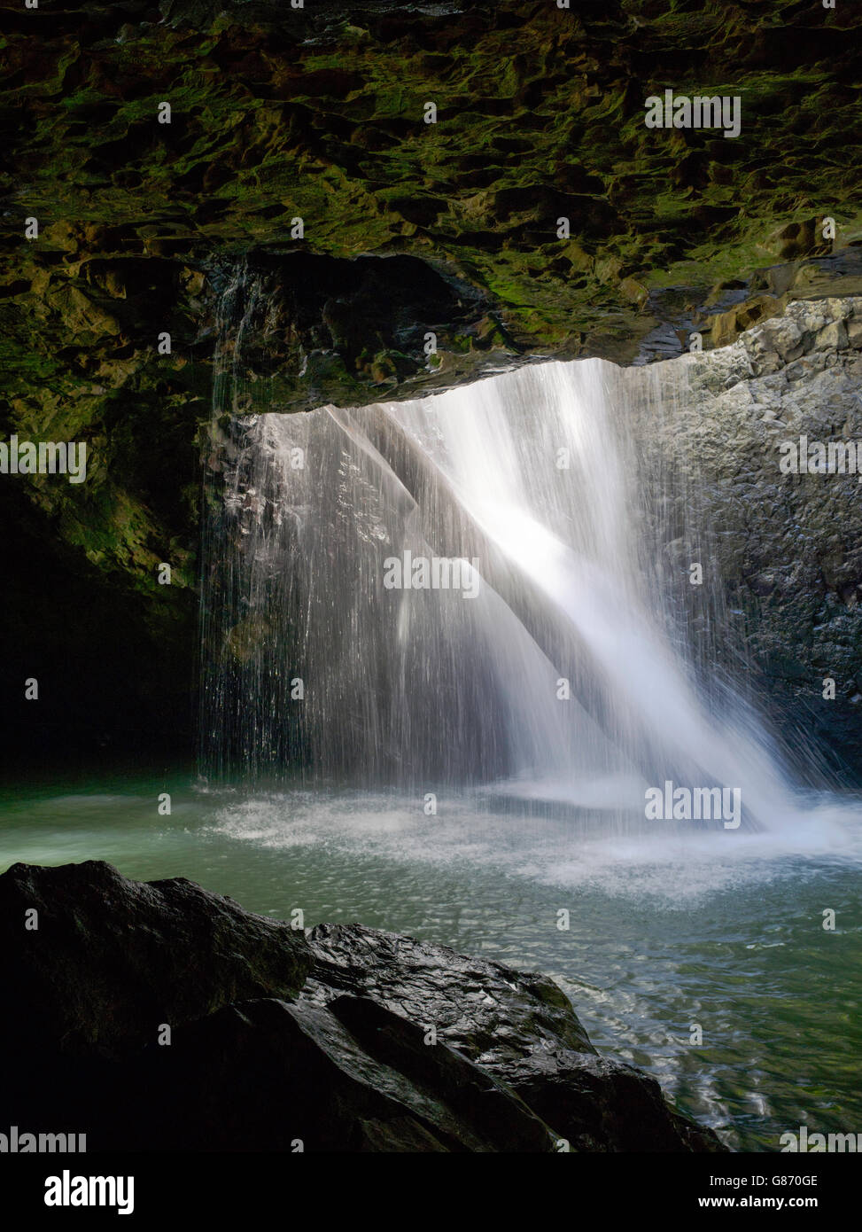 Natural Bridge waterfall on Cave Creek, Springbrook National Park