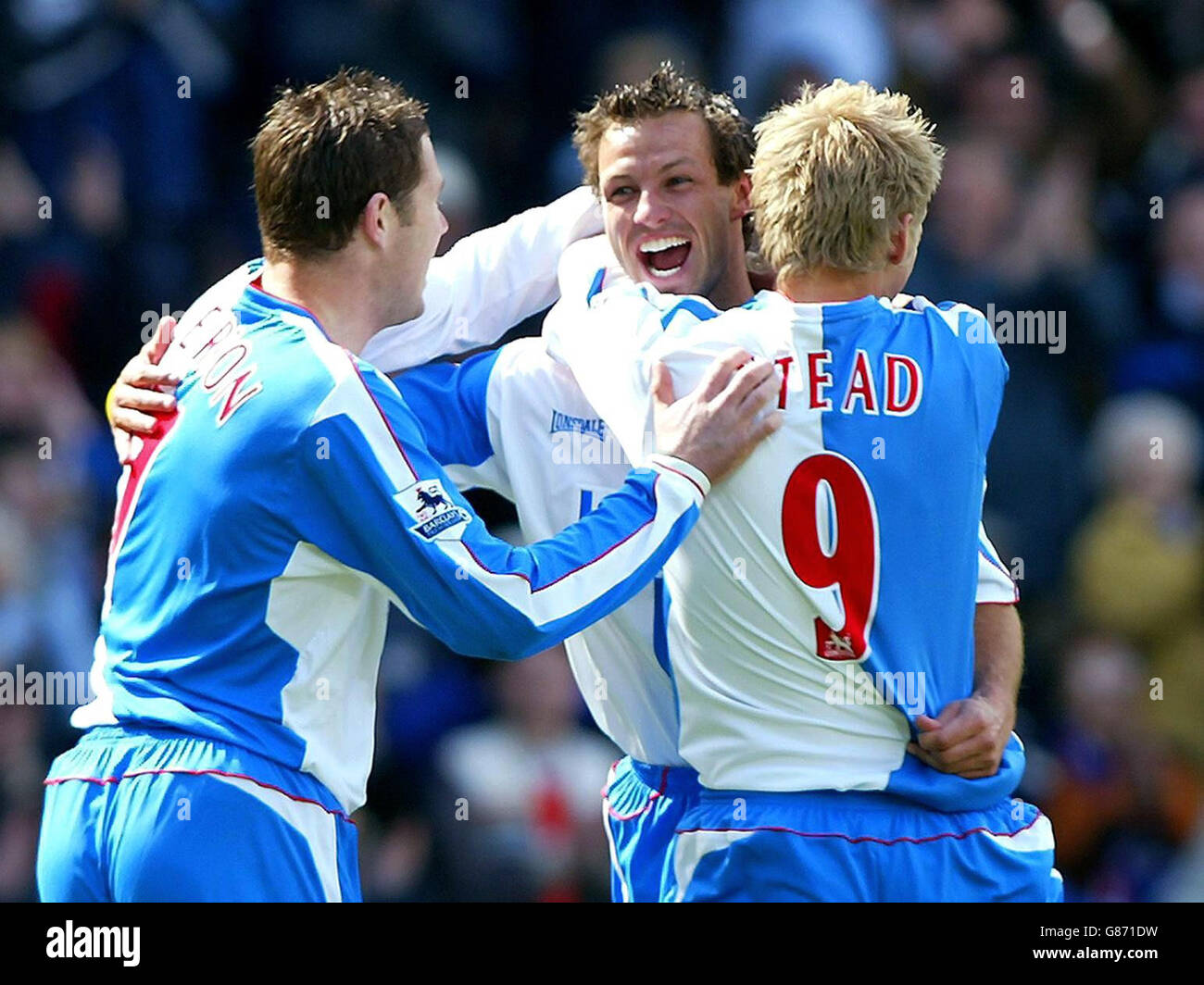 Soccer - FA Barclays Premiership - Blackburn Rovers v Fulham - Ewood Park Stock Photo