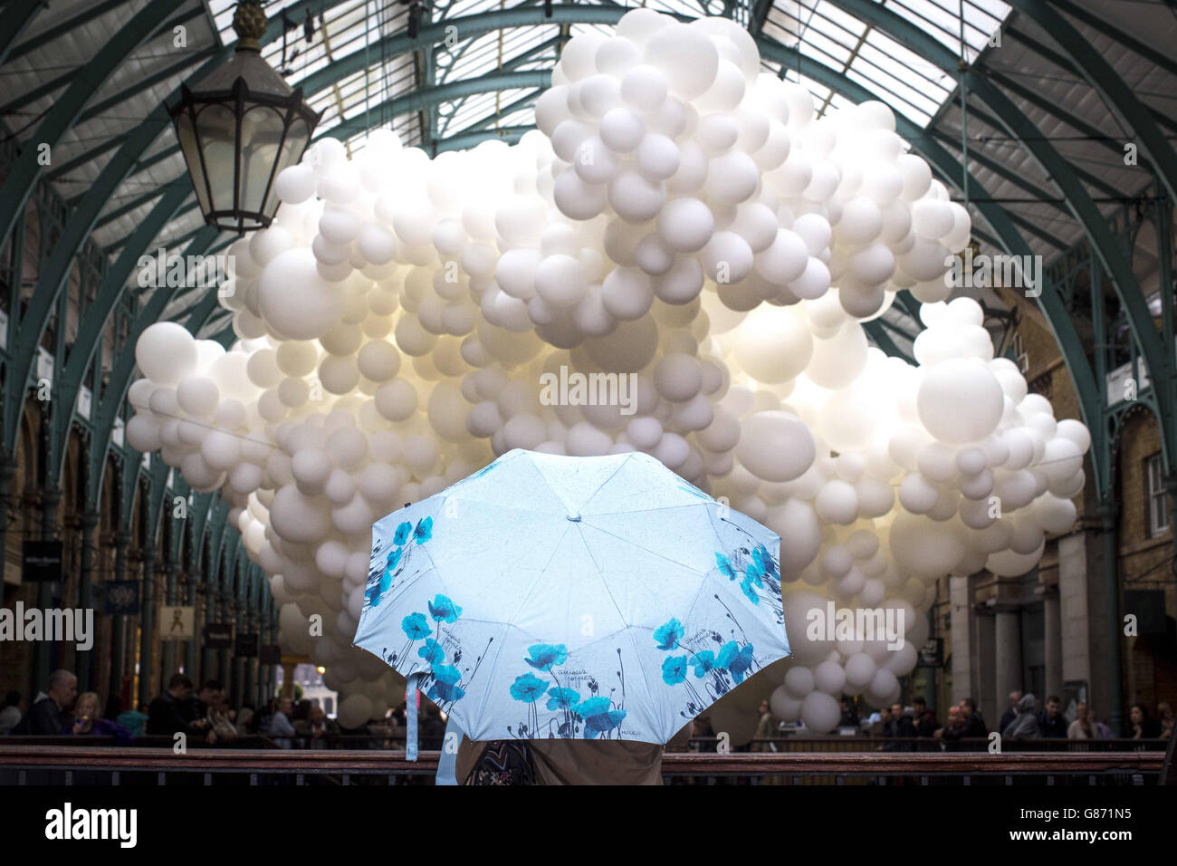 Balloon art installation in Covent Garden Stock Photo 108334497 Alamy