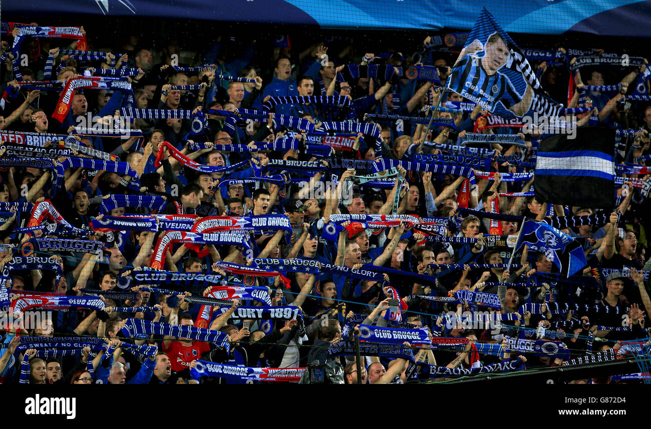 Soccer - UEFA Champions League - Qualifying - Play-off - Club Brugge v Manchester United - Jan Breydel Stadion Stock Photo