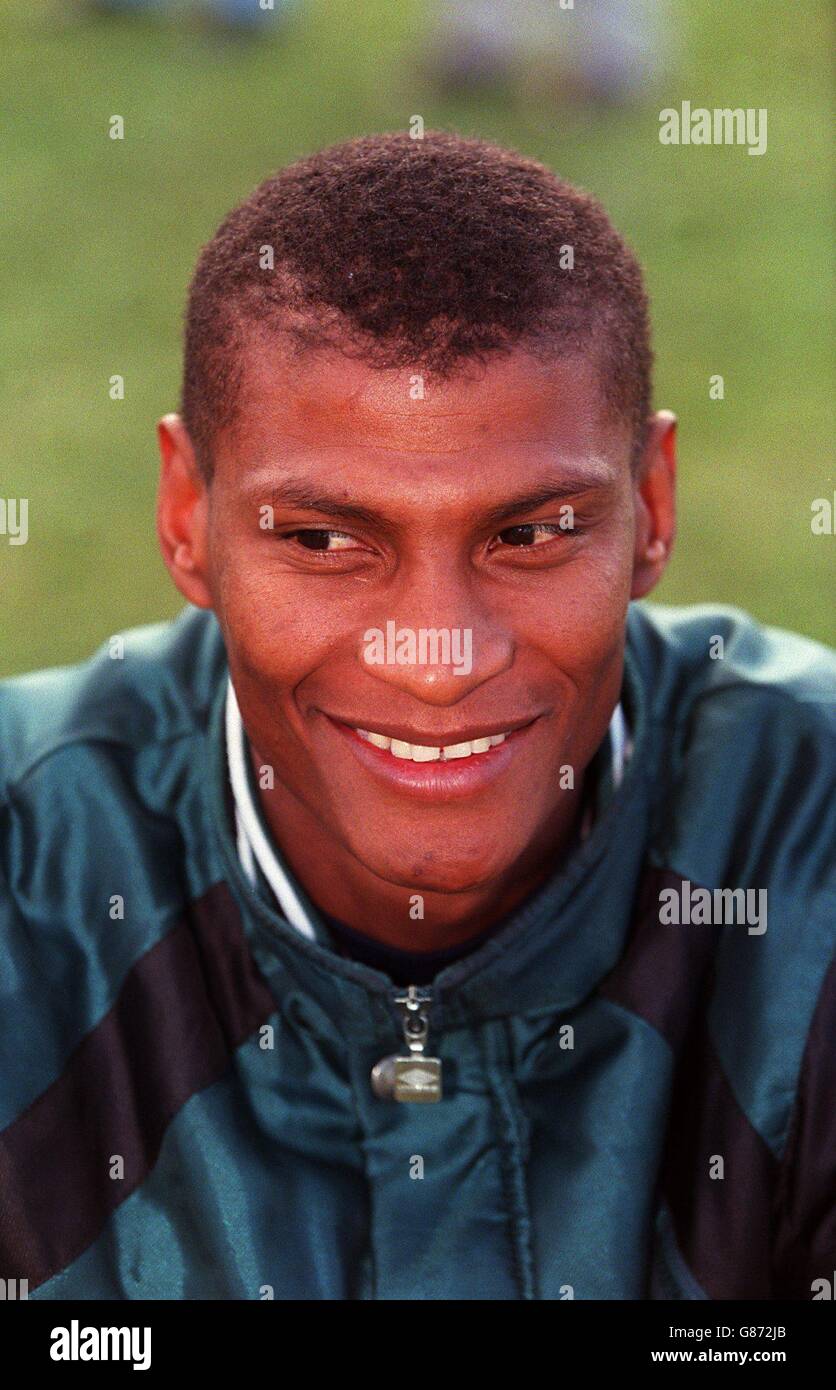 Local football in Bolivia Stock Photo - Alamy