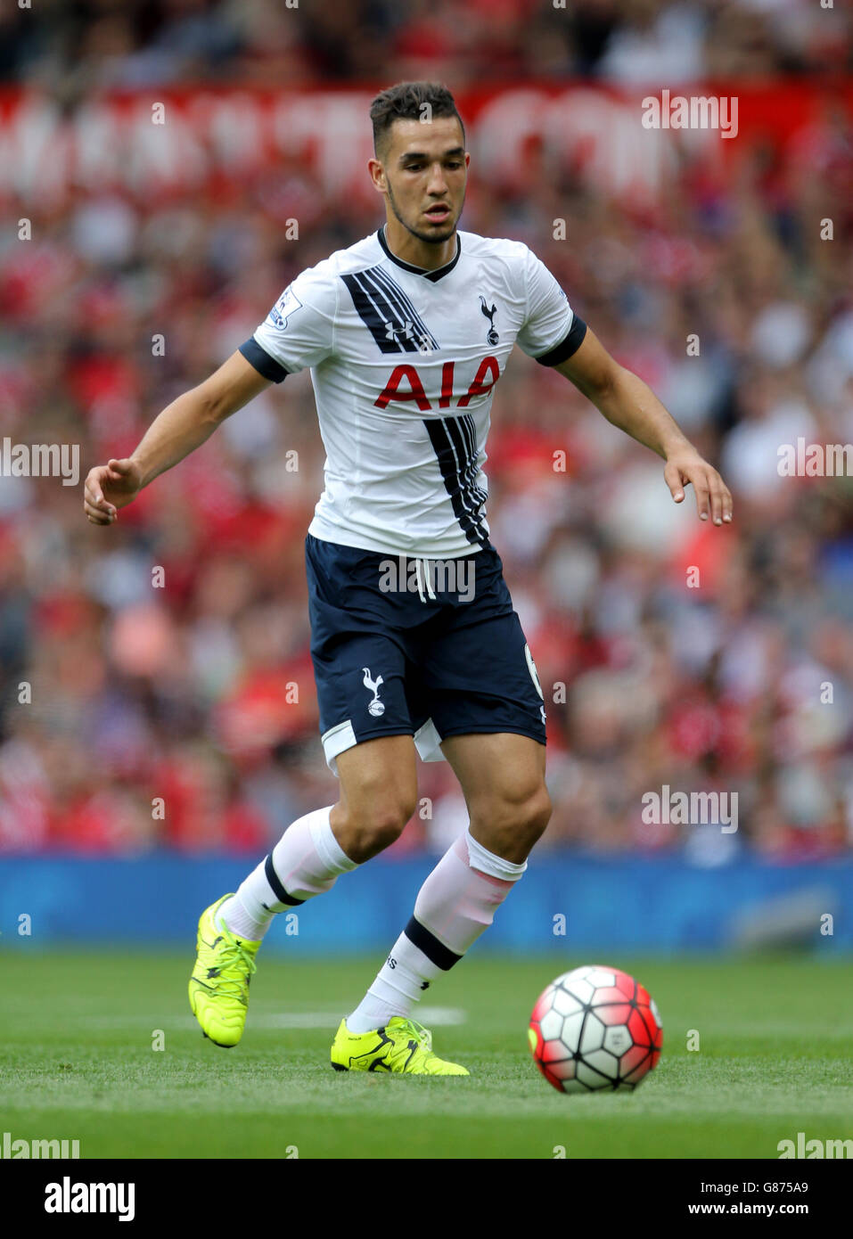 Soccer - Barclays Premier League - Manchester United v Tottenham Hotspur - Old Trafford. Tottenham's Nabil Bentaleb Stock Photo