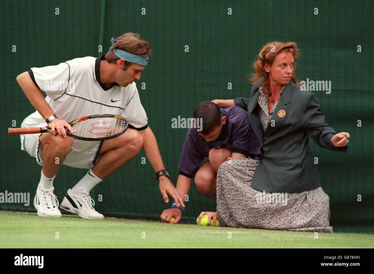 Maillot Porté En Match + Maillot Porté à L'entraînement Greg Rusedski - Signé, Wimbledon