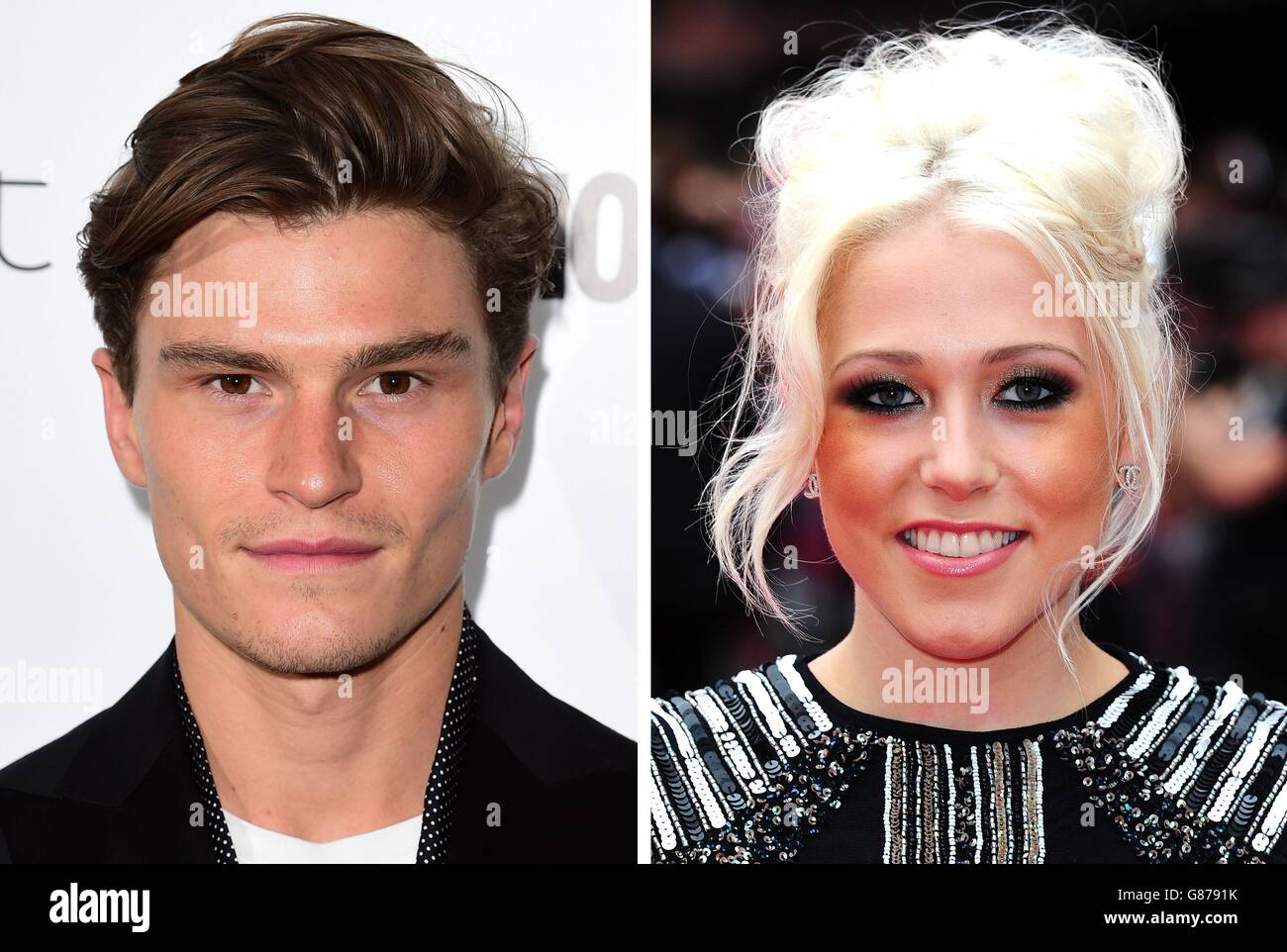 Undated file photos of Oliver Cheshire and Amelia Lily. Oliver and Amelia were the most popular names given to babies born in England and Wales for the second year running in 2014. Stock Photo