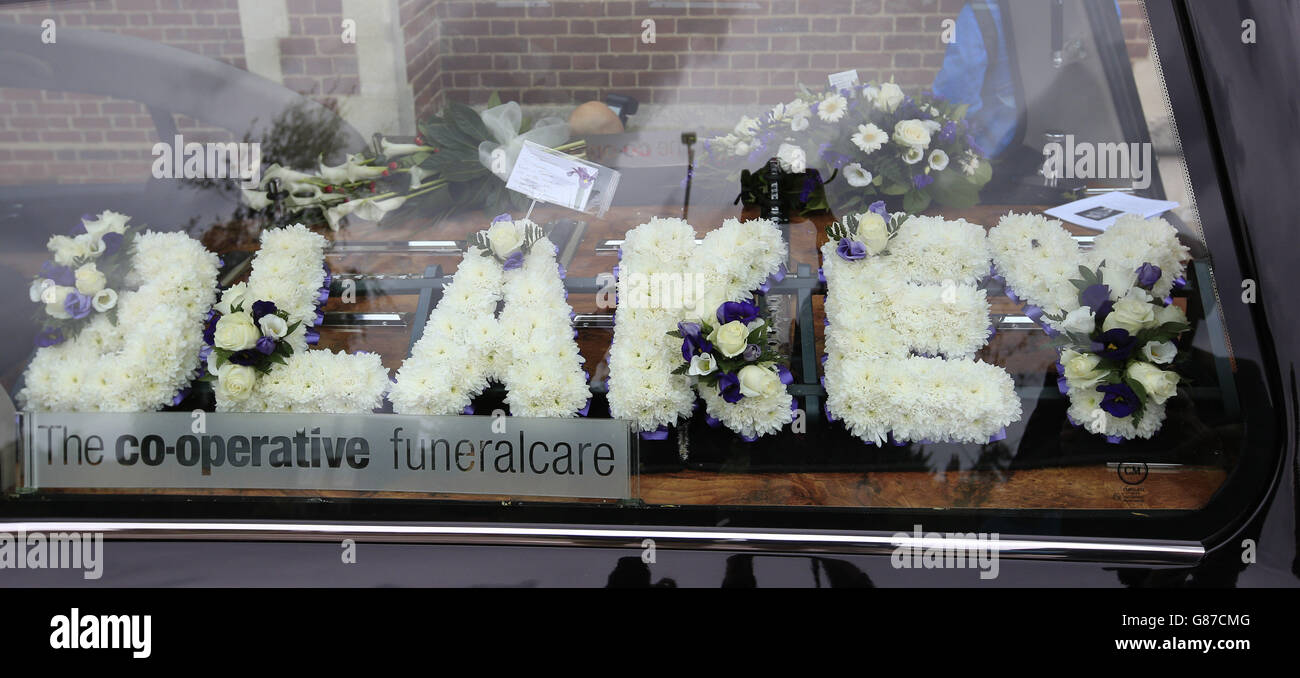 Stephen Lewis funeral Stock Photo