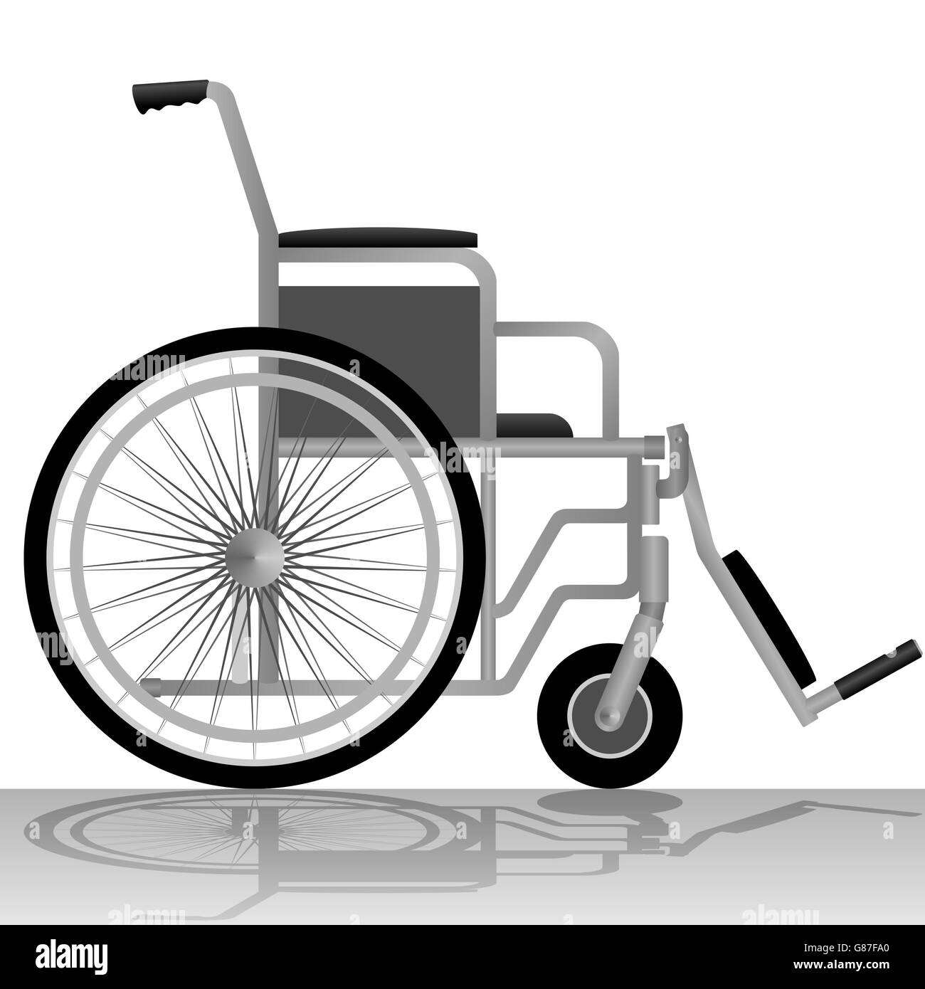 Medical equipment and tools. Wheelchair for people with disabilities