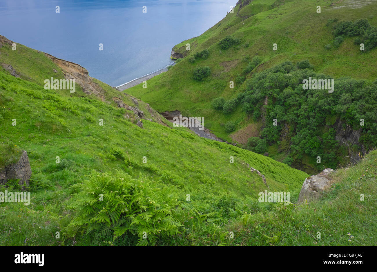 beautiful scene of isle of skye in scotland Stock Photo - Alamy