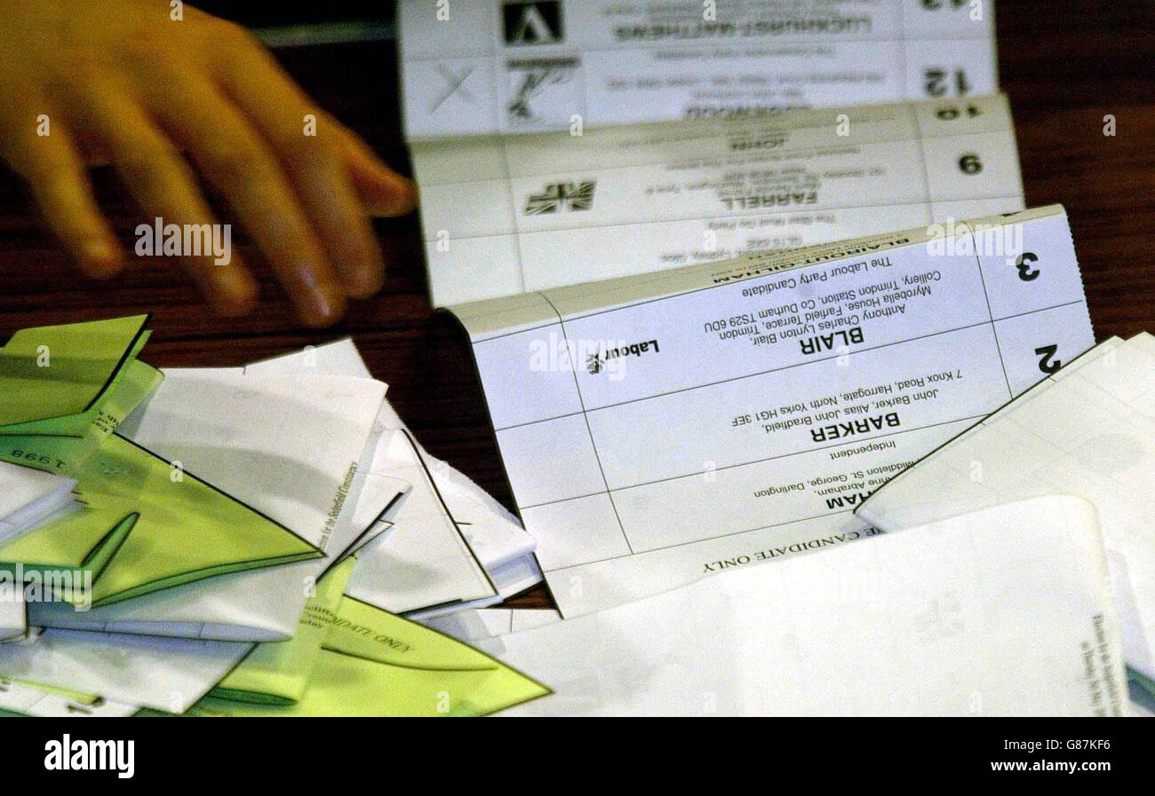 General Election 2005 Stock Photo Alamy