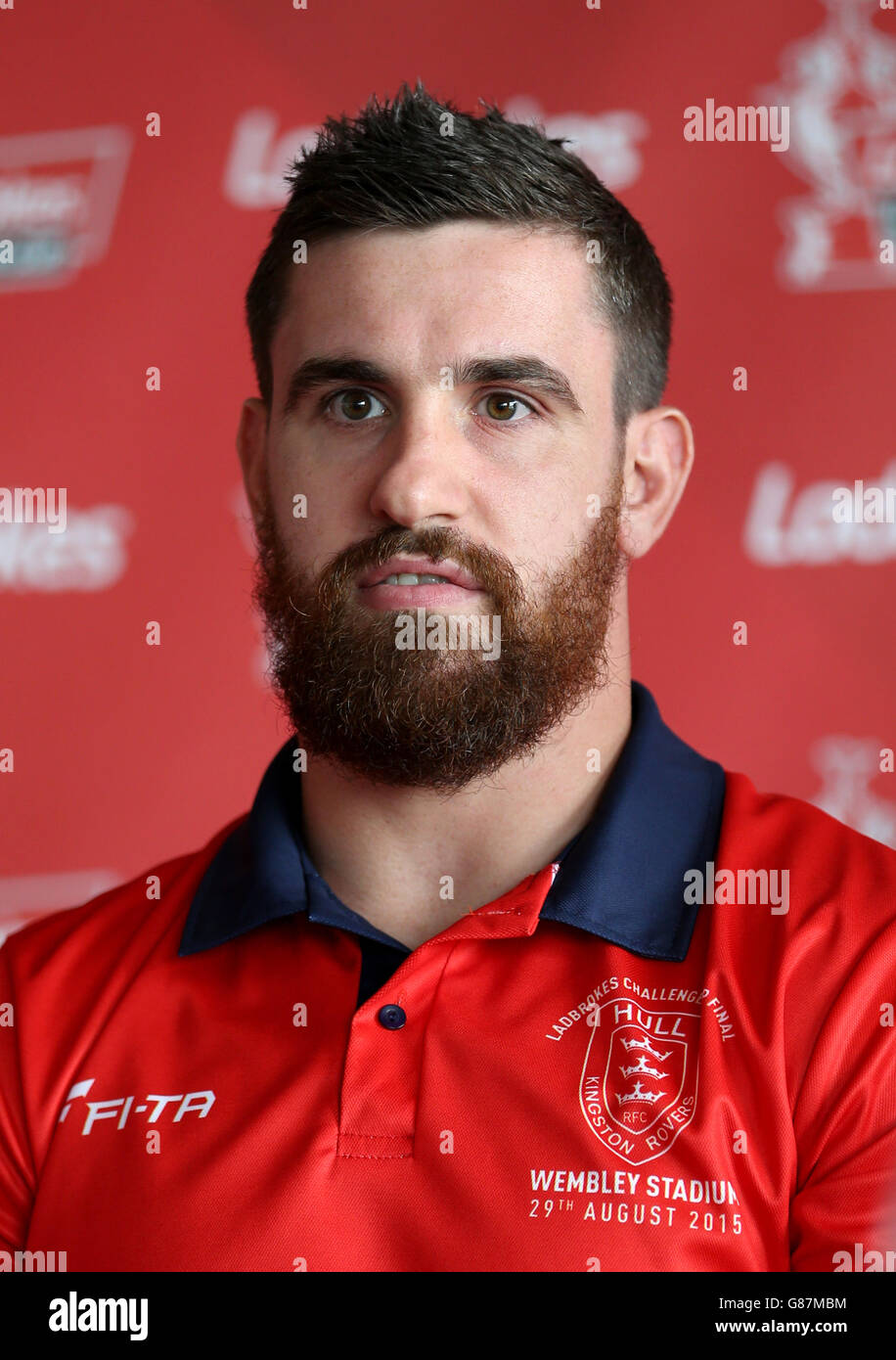 Rugby League - Challenge Cup Final - Joint Media Conference - Doncaster Racecourse Stock Photo