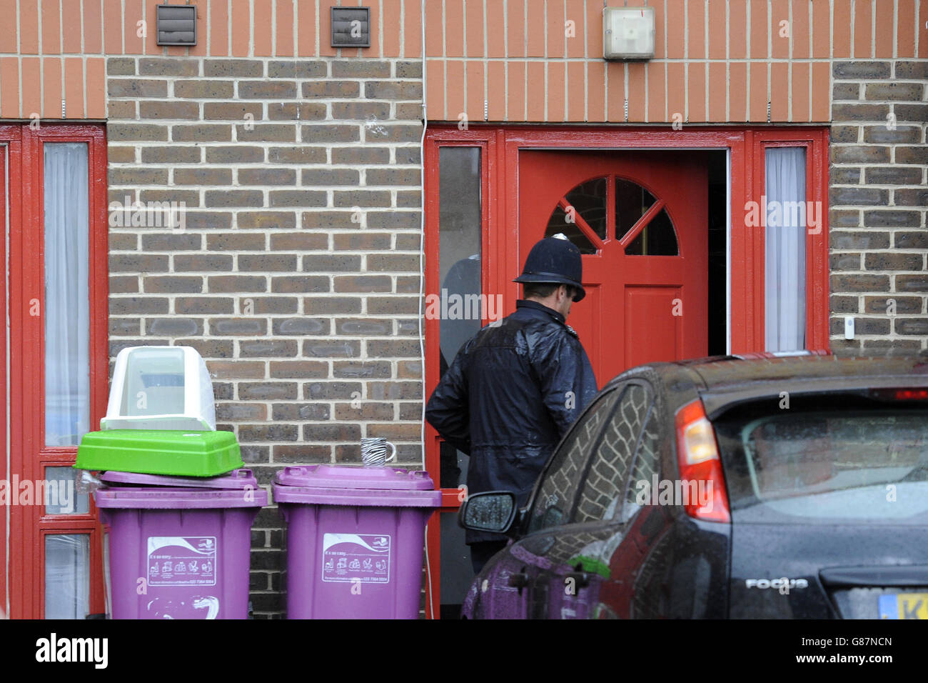 NUMBER PLATE OF CAR AND HOUSE NUMBER HAS BEEN PIXELATED BY PA PICTURE