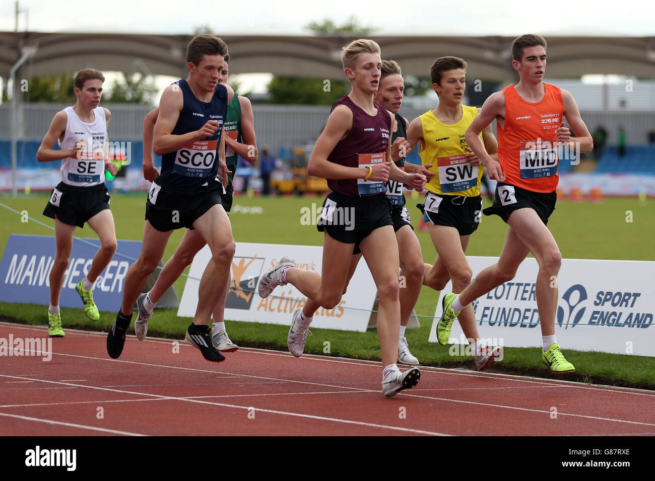 Sport - Sainsbury's 2015 School Games - Day Two - Manchester Stock Photo -  Alamy