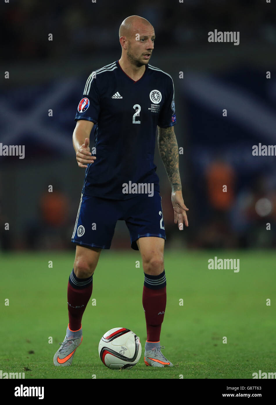 Soccer - UEFA Euro 2016 - Qualifying - Group D - Georgia v Scotland - Boris Paichadze Dinamo Arena Stock Photo
