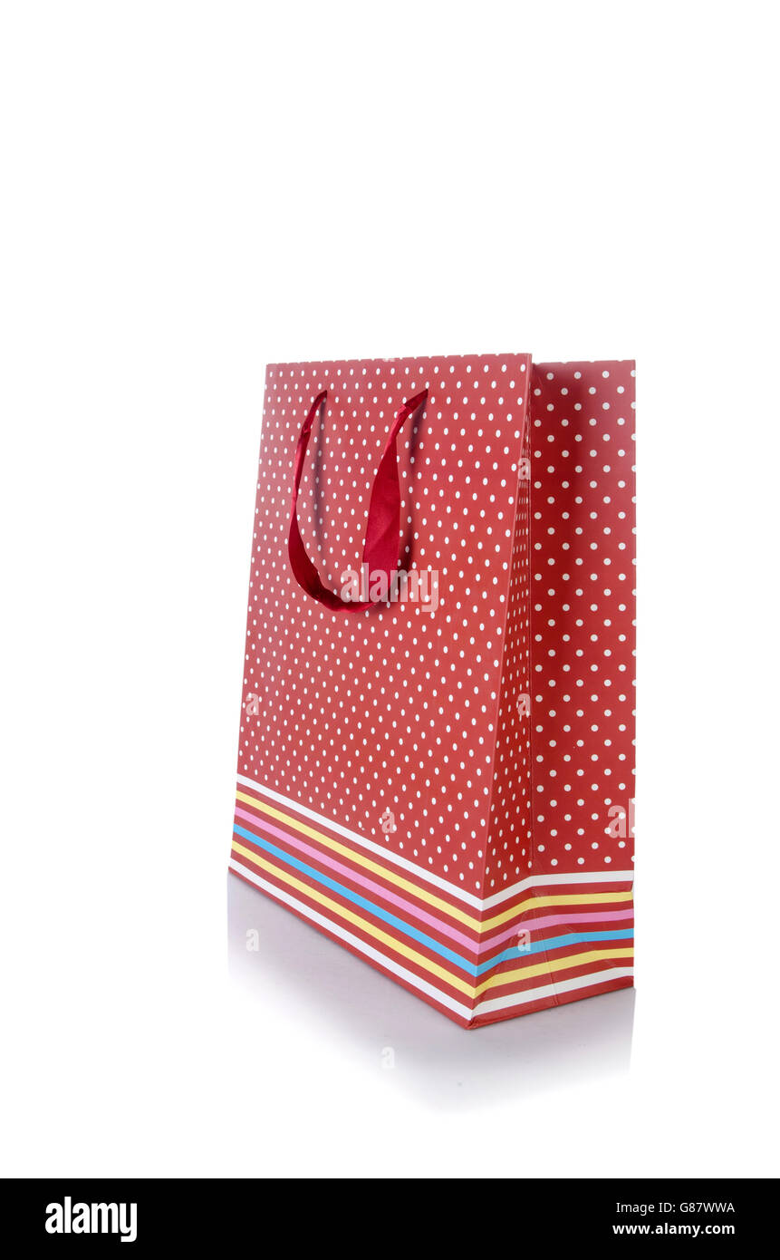 Shopping bag isolated on white background Stock Photo - Alamy