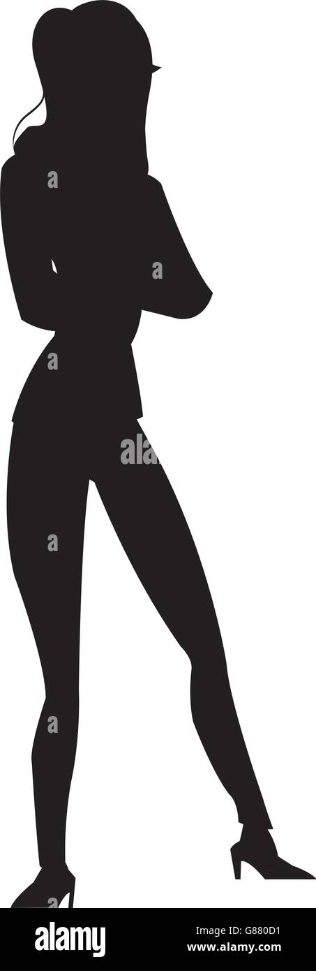 woman standing icon Stock Vector Image & Art - Alamy