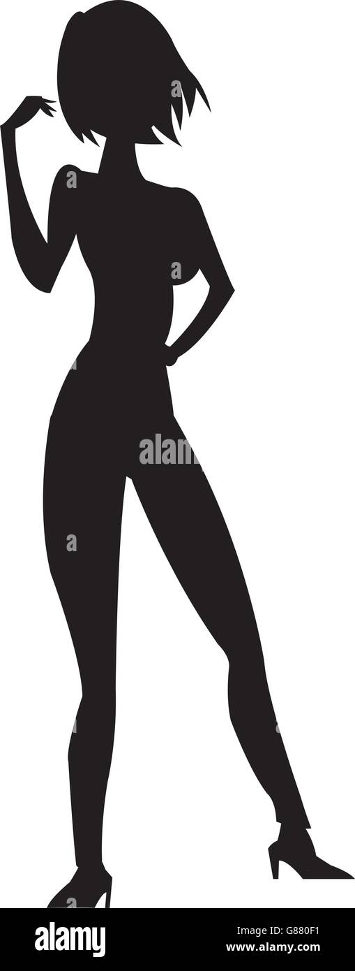 woman standing icon Stock Vector Image & Art - Alamy