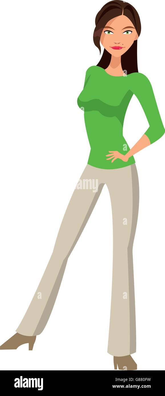 woman standing icon Stock Vector Image & Art - Alamy