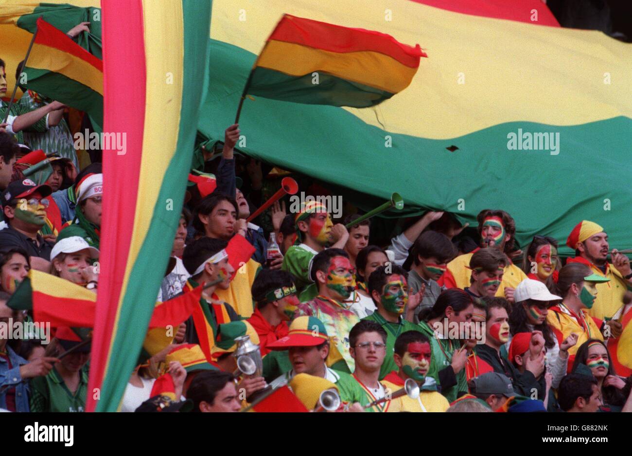 International Soccer Copa America. Bolivia v Brazil Stock Photo