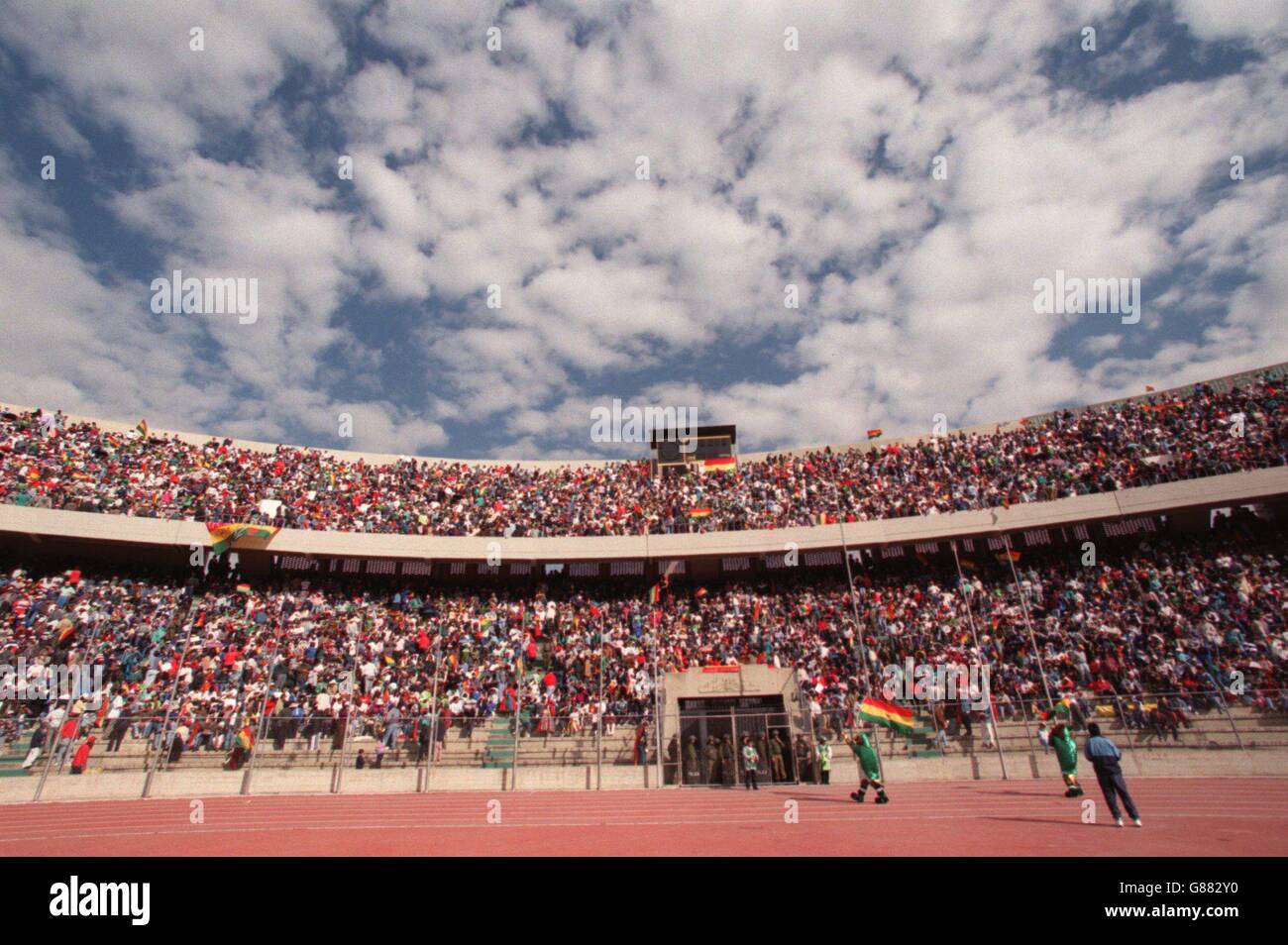 International Soccer Copa America. Bolivia v Brazil Stock Photo
