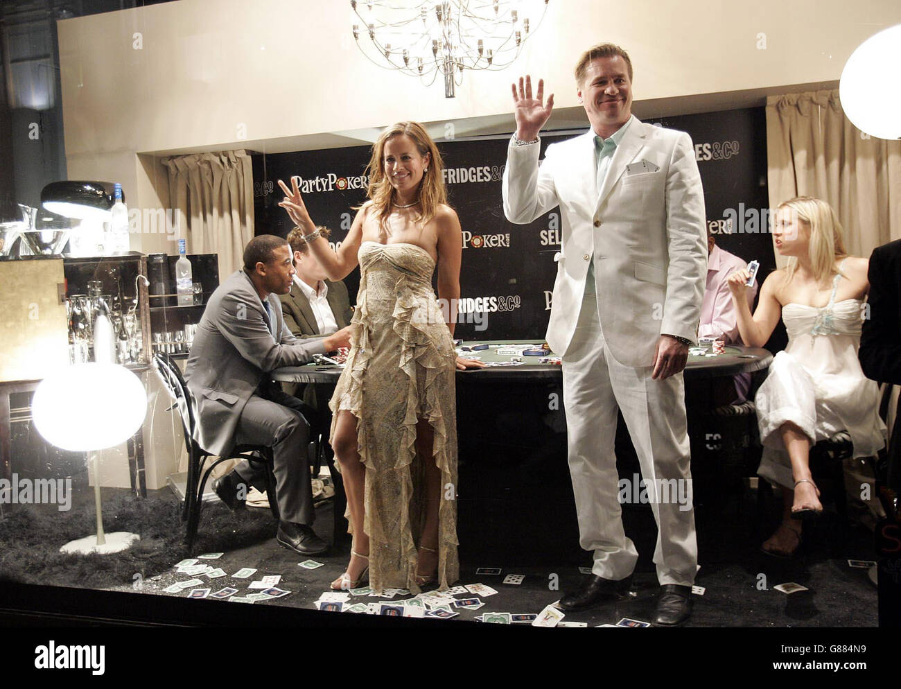 PartyPoker.com Launch - Selfridges Stock Photo - Alamy