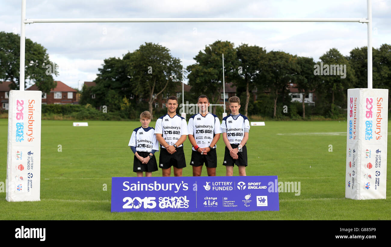Sainsburys branding rugby sevens sainsburys school games hi-res stock ...