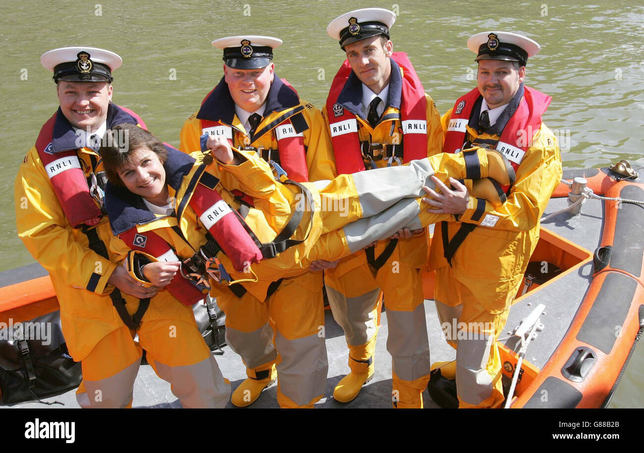 RNLI bravery award - Tower lifeboat station Stock Photo