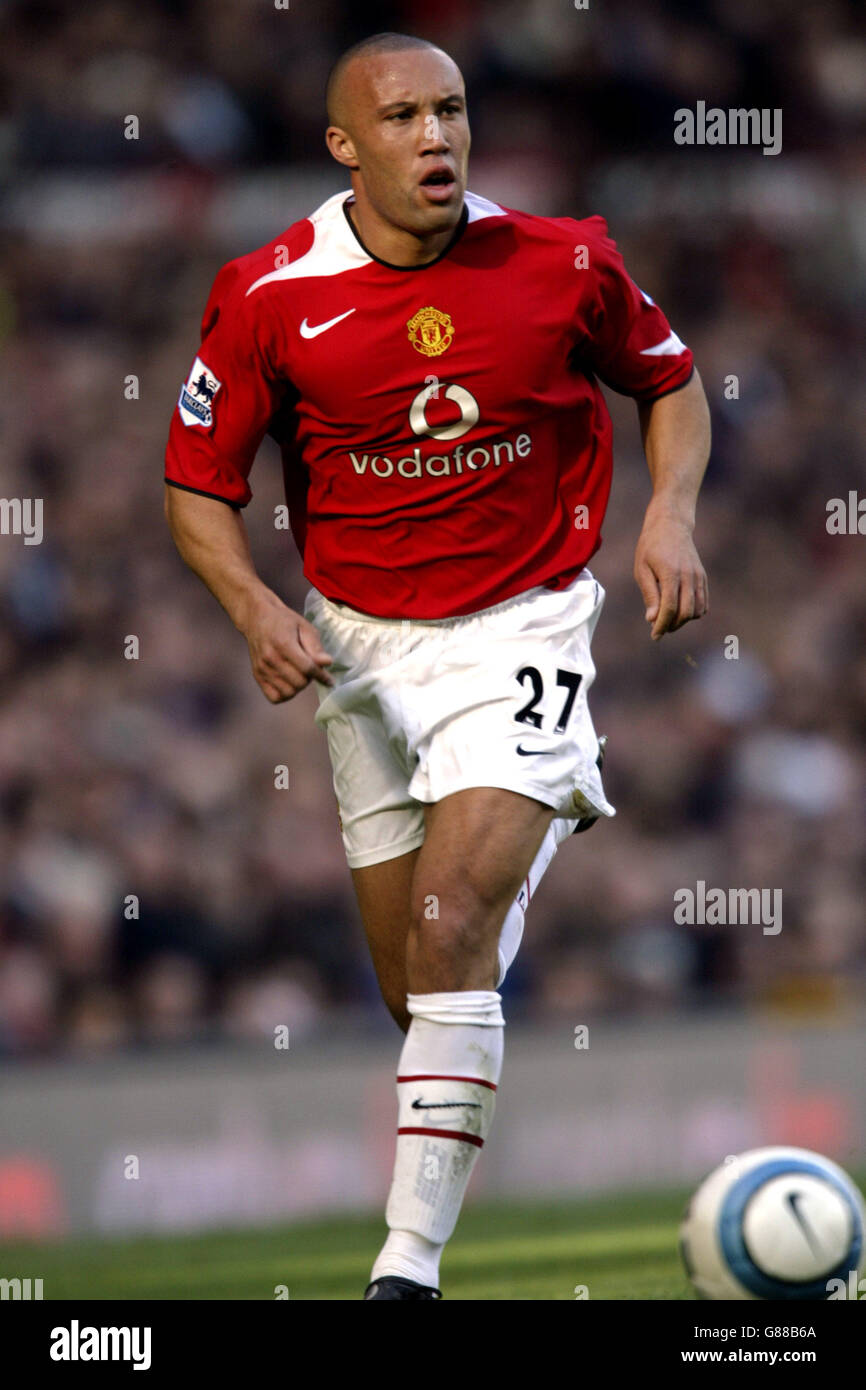 Soccer - FA Barclays Premiership - Manchester United v West Bromwich Albion - Old Trafford. Mikael Silvestre, Manchester United Stock Photo