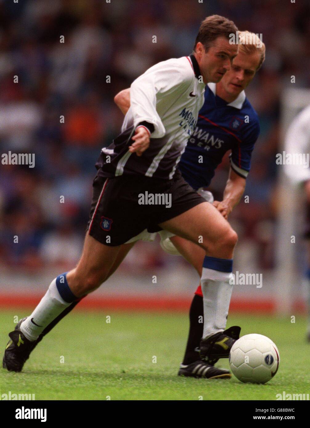 Soccer friendly rangers a v rangers b hi-res stock photography and ...