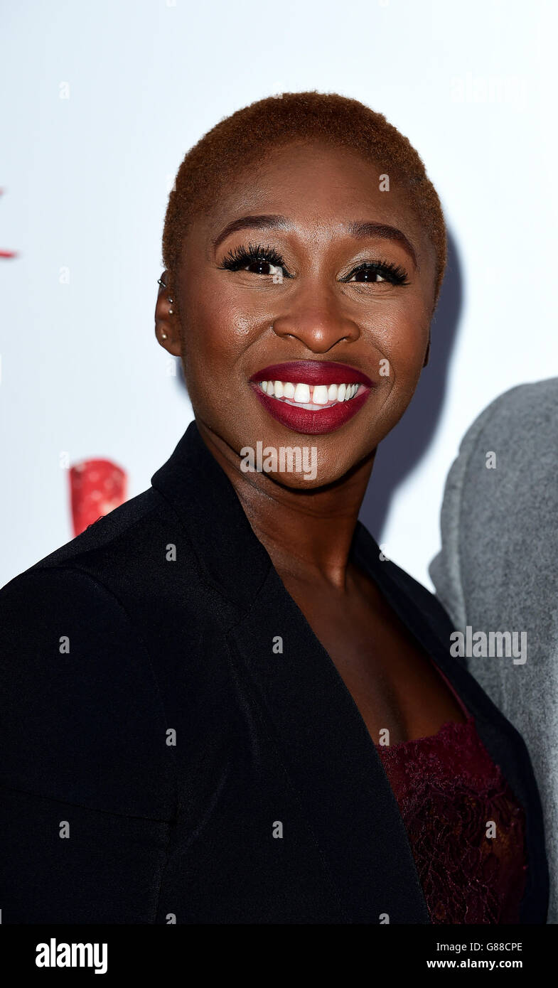 Cynthia Erivo attending the press night of Kinky Boots at the Adelphi Theatre in London. Stock Photo