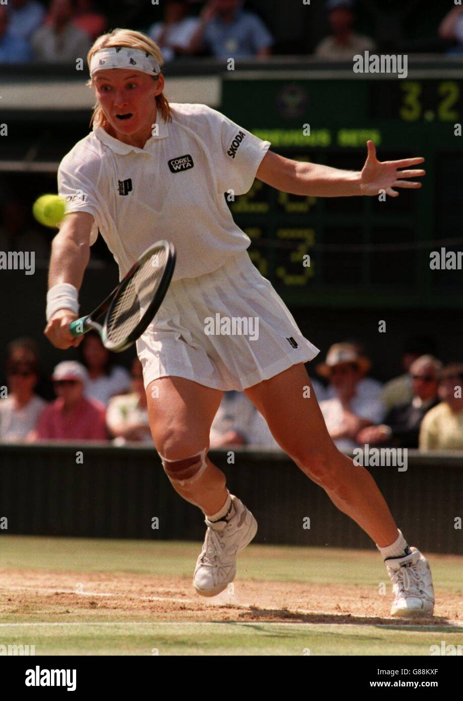 Wimbledon. Jana Novotna Stock Photo - Alamy