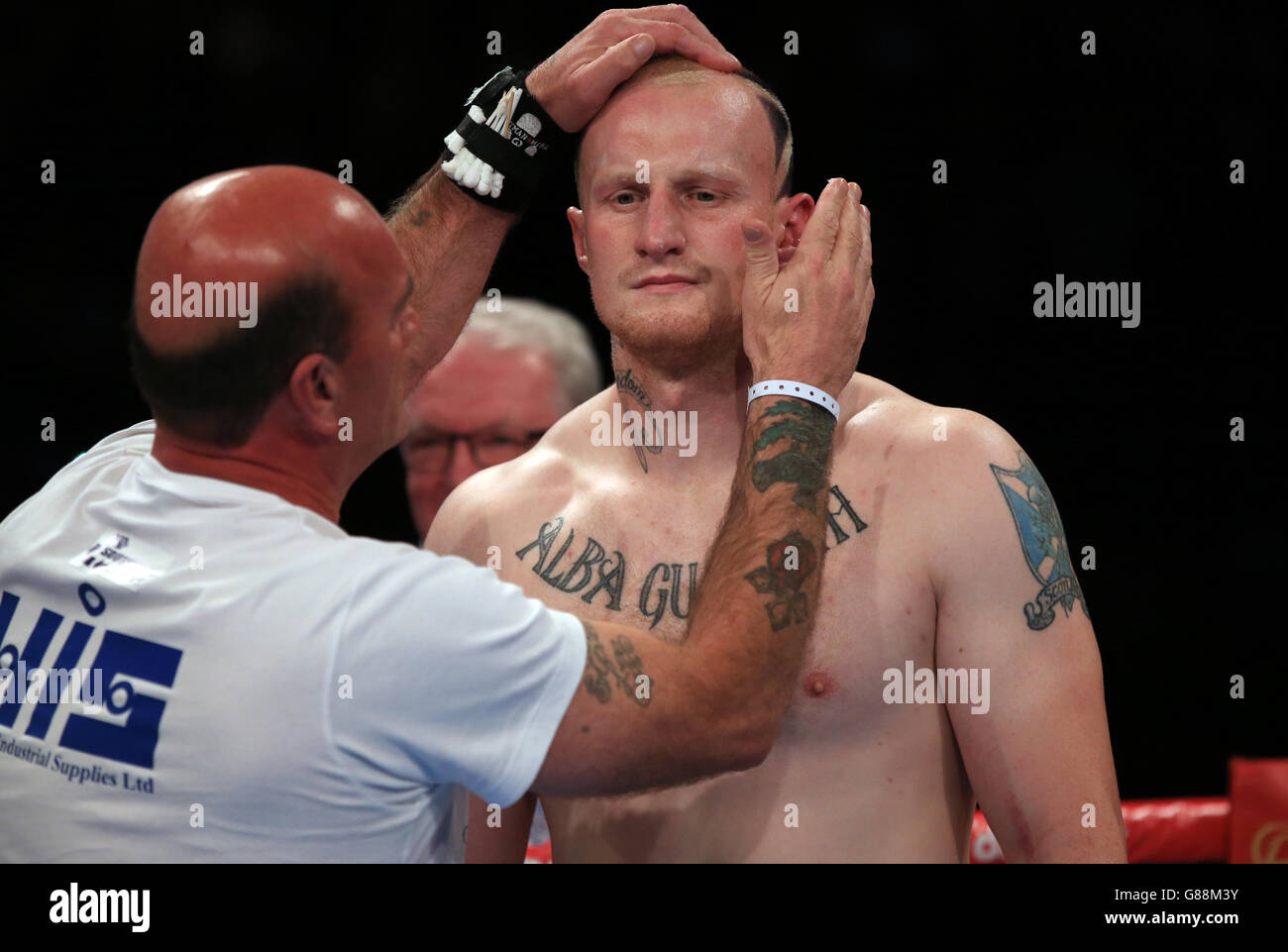 Boxing Ring O2 Boxing - O2 Arena Stock Photo - Alamy
