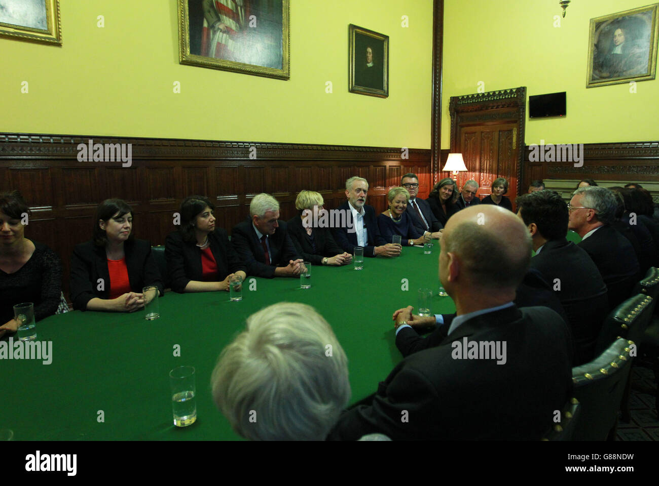 Jeremy Corbyn's shadow cabinet Stock Photo - Alamy