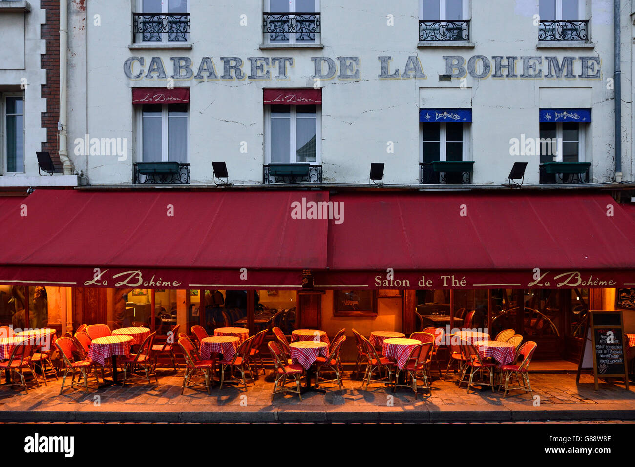 Cafe boheme paris hires stock photography and images Alamy