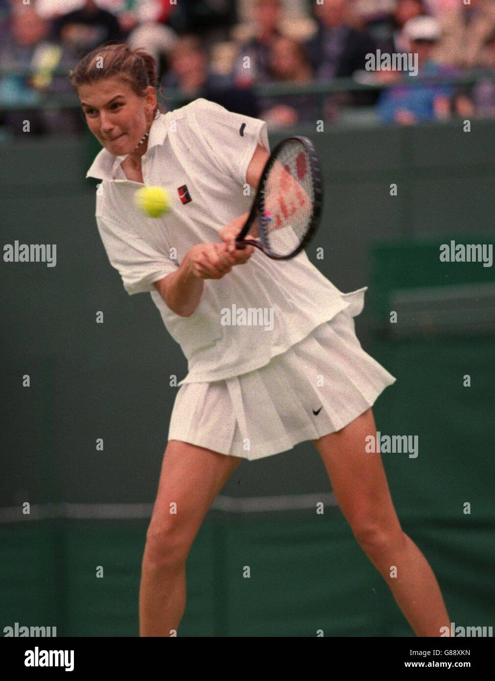 Tennis Wimbledon'97. Magdalena Grzybowska Stock Photo Alamy