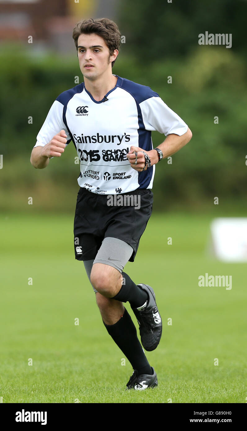 Sainsburys branding rugby sevens sainsburys school games hi-res stock ...