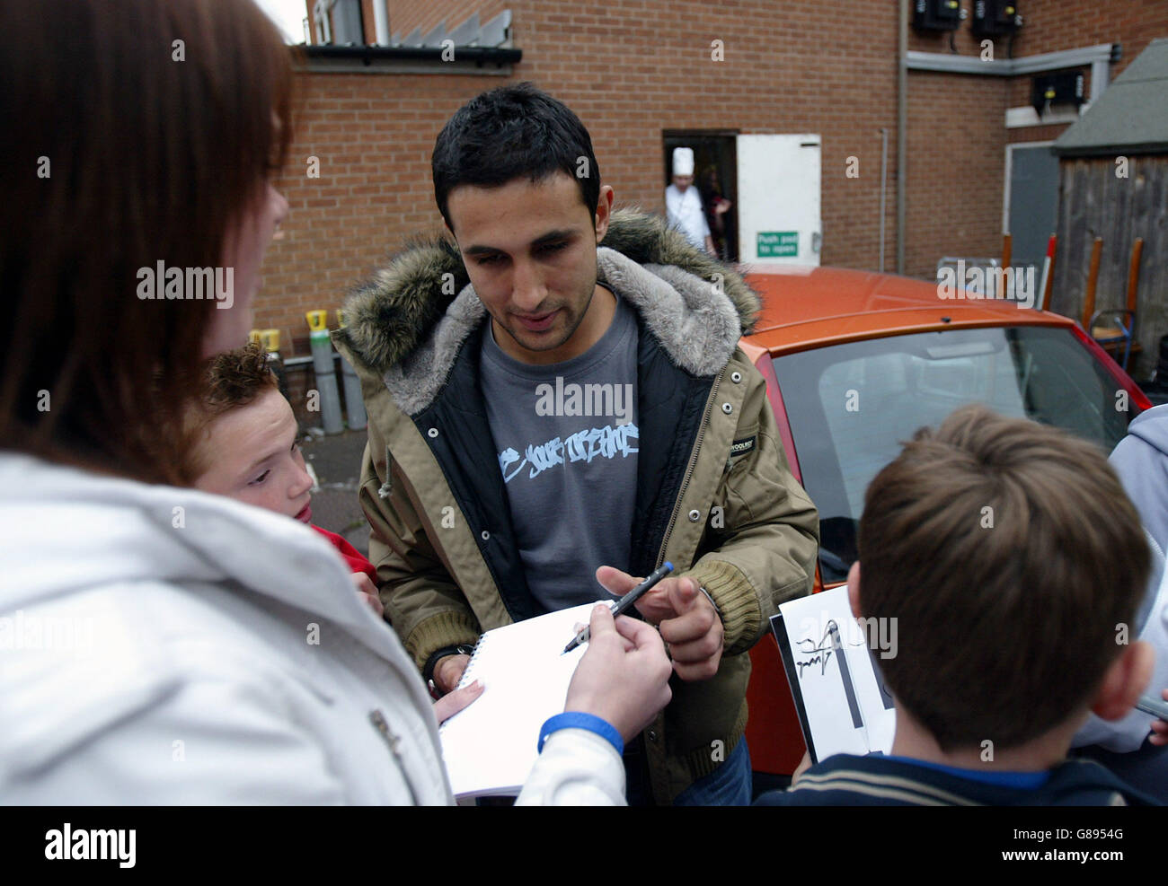 Nottingham Forest's Jack Lester arrives for Des Walker's testimonial Stock Photo