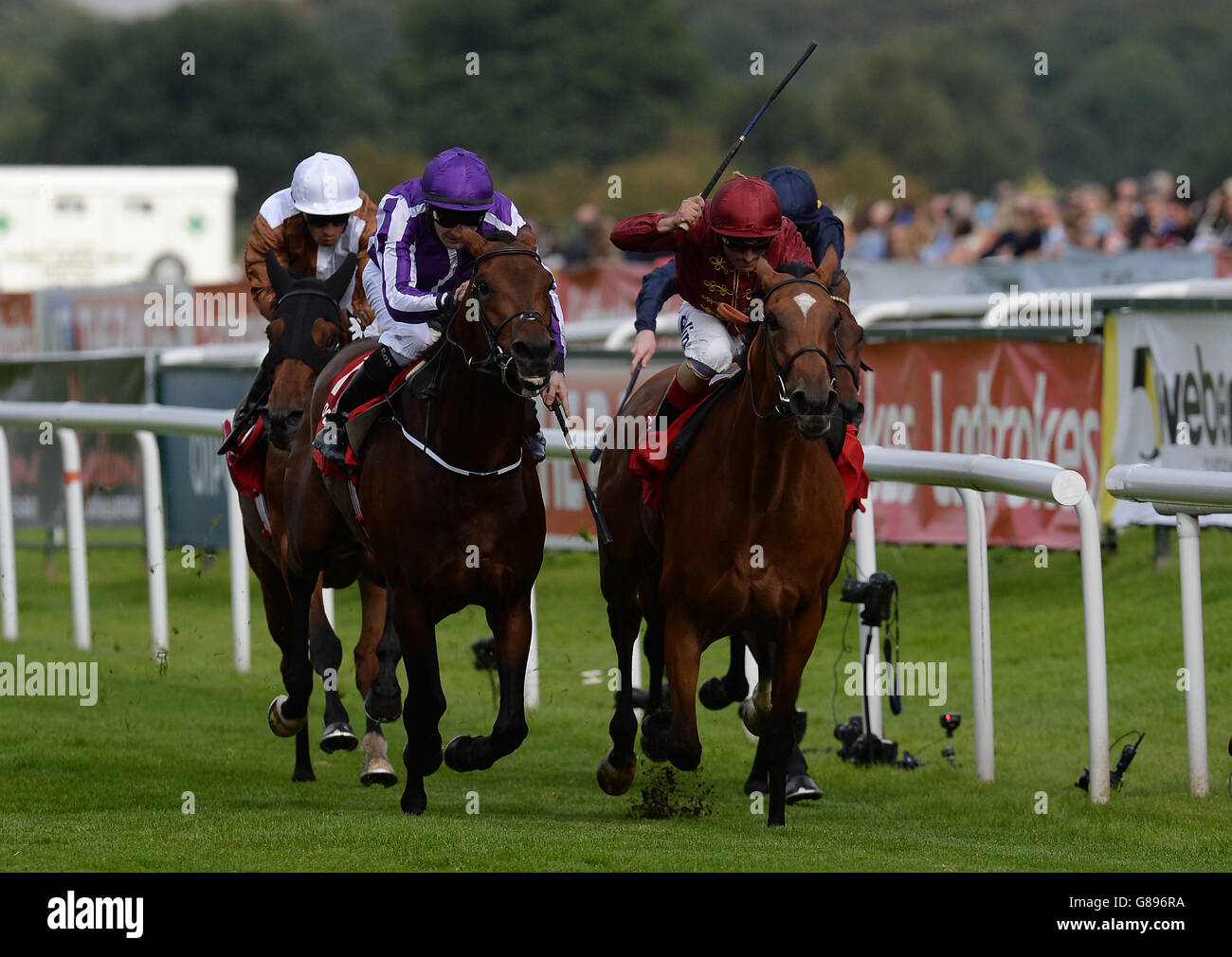 Leading to a stewards enquiry hires stock photography and images Alamy