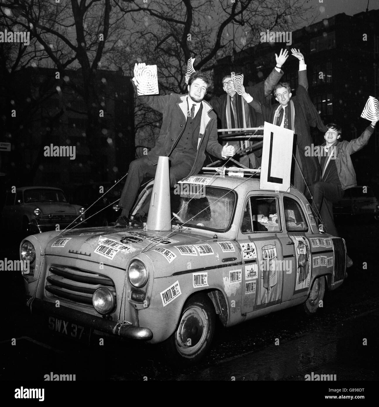 Education - Student Rag Week - London. Liverpool students are pictured ...