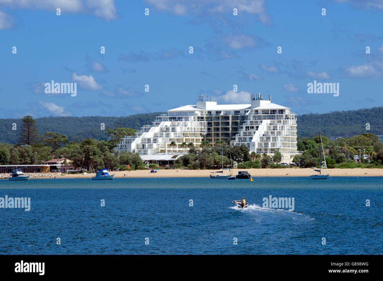 Mantra Ettalong Beach Hotel Ettalong Central Coast NSW Australia Stock Photo