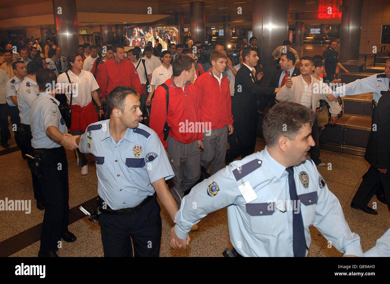 Soccer - UEFA Champions League - Final - AC Milan v Liverpool - Istanbul Airport Stock Photo